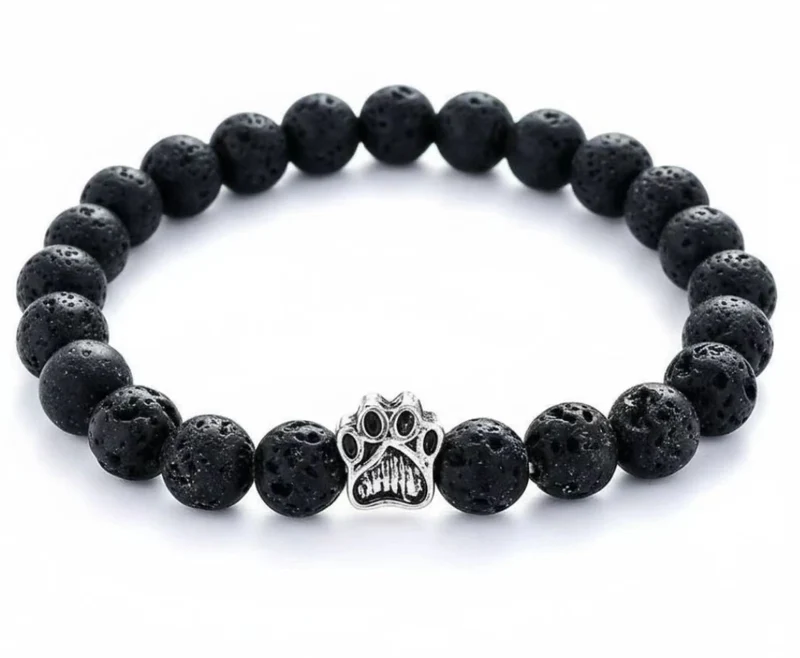 Dog Paw Bead Bracelet