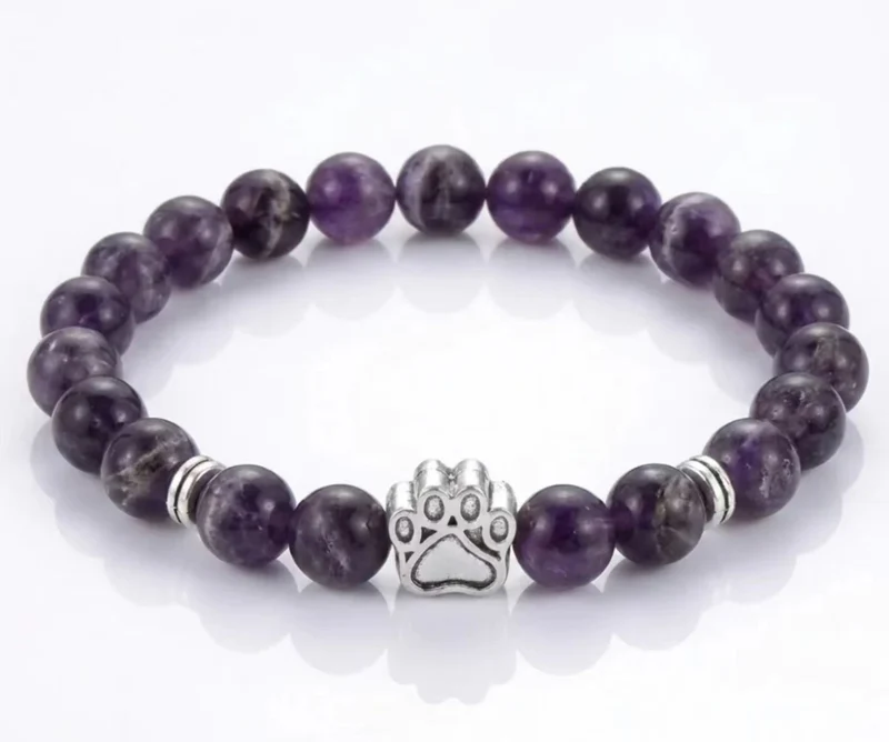 Dog Paw Bead Bracelet