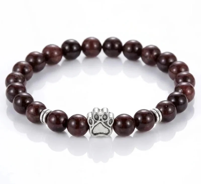 Dog Paw Bead Bracelet