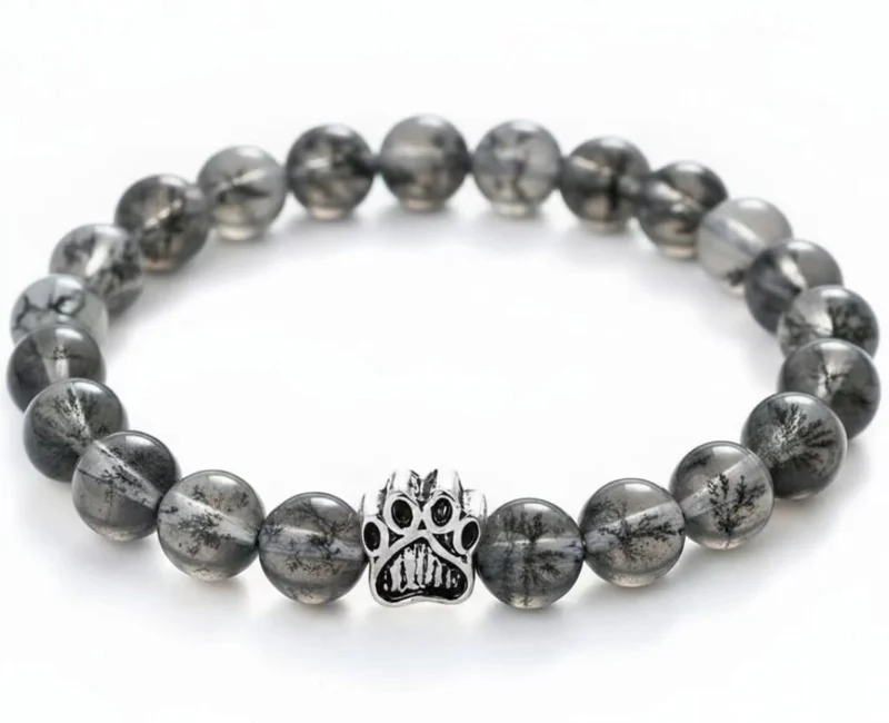 Dog Paw Bead Bracelet