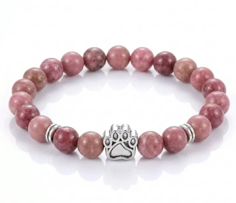 Dog Paw Bead Bracelet