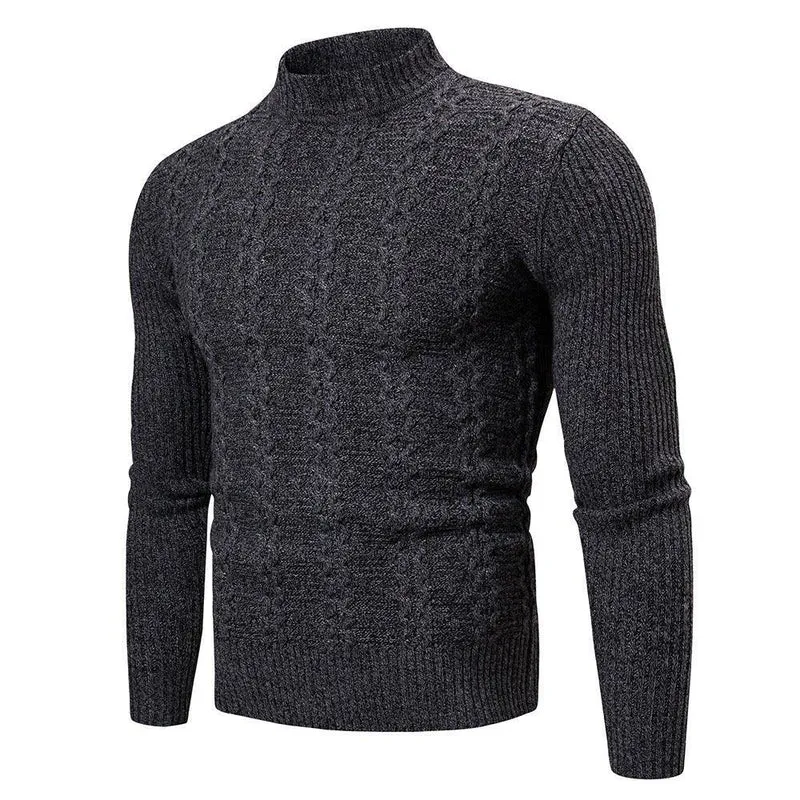Men's Fashion Trend Twisted Long-Sleeved Casual Sports Sweater