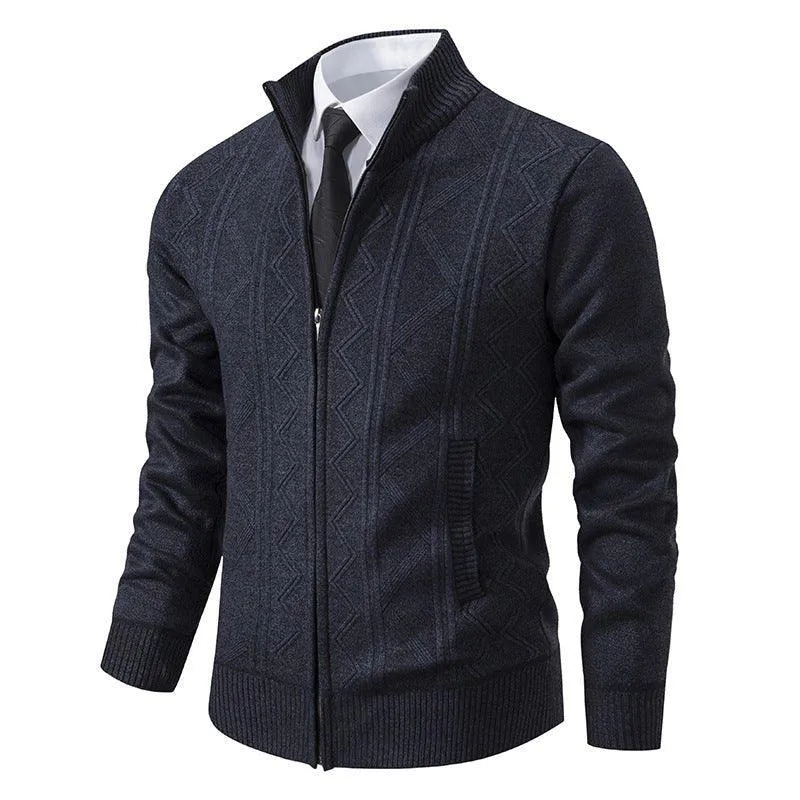 Men's Casual Loose Cardigan Knitted Sweater