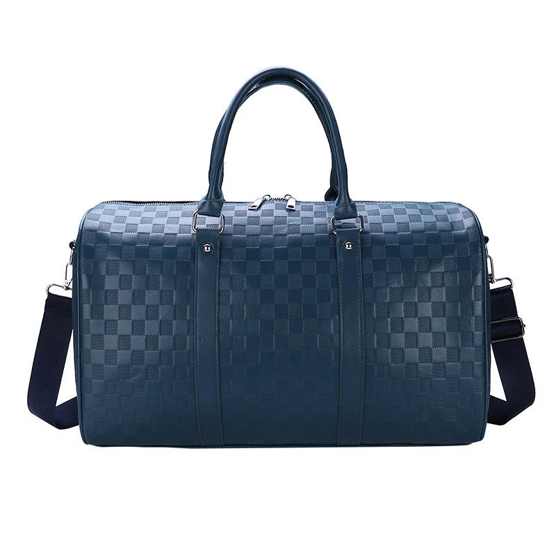 Weekendbag i PU-läder, vattenavvisande och extra rymlig