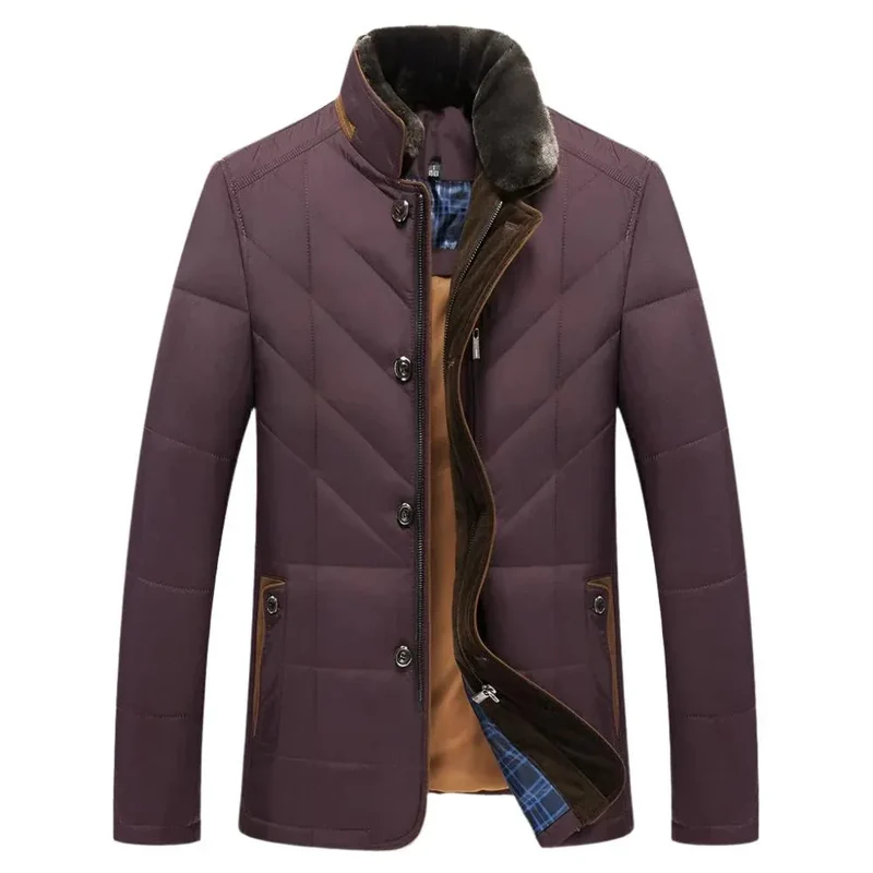 Men's Stand-Up Collar Padded Winter Autumn Jacket