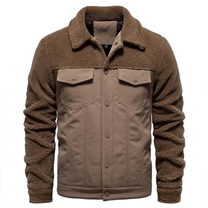 Men's Fleece Jacket Fashionable Winter & Autumn Coat