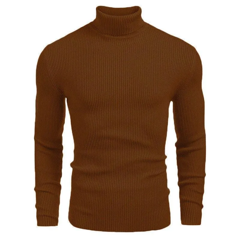 Men's Slim-Fit Turtleneck Long-Sleeved Sweater