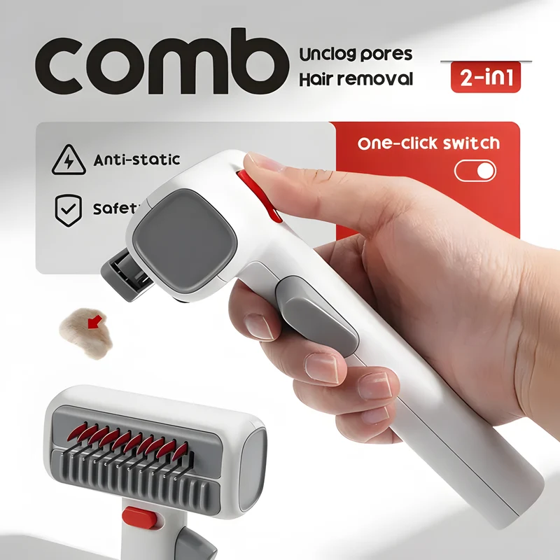 Two-in-One Pet Grooming Comb