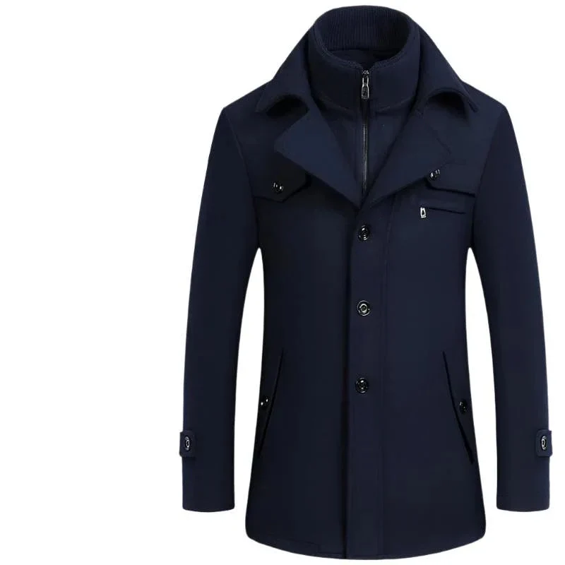 Men's Slim Fit Winter & Autumn Wool Coat