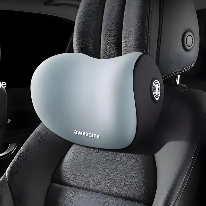 Car Headrest and Lumbar Cushion Set