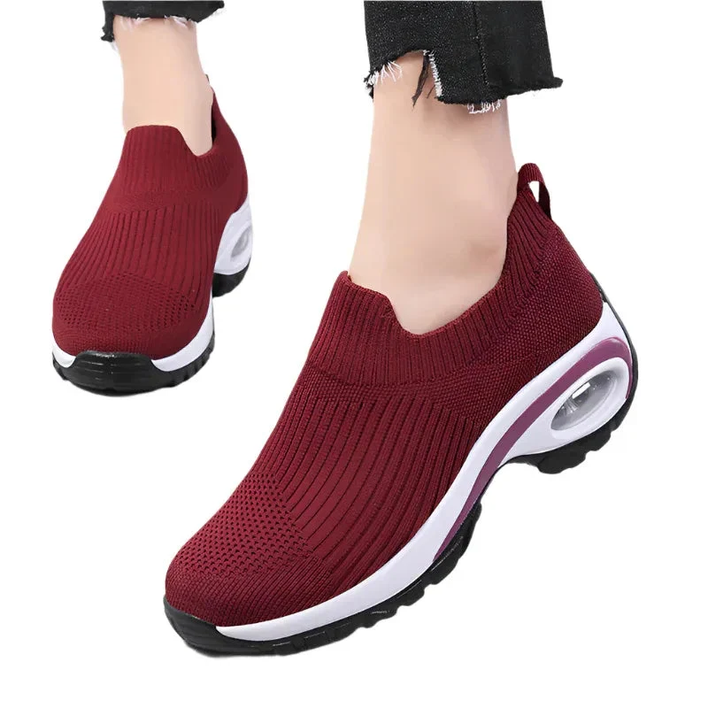 Sneakers Women's Air Cushion Mesh Breathable Running Sports Shoes