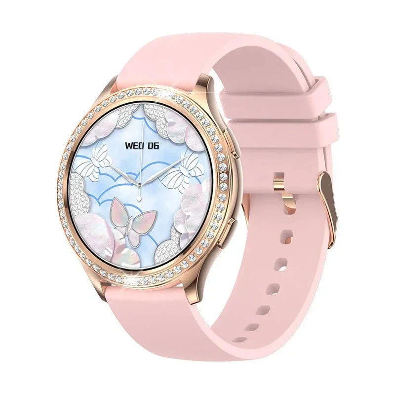 AK53 Bluetooth Calling Heart Rate Blood Pressure Blood Oxygen Monitor Weather Smart Watch