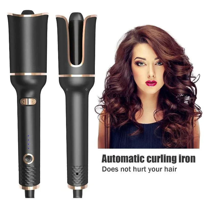 Automatic Black Spiral Electric Negative Ion Curling Iron
