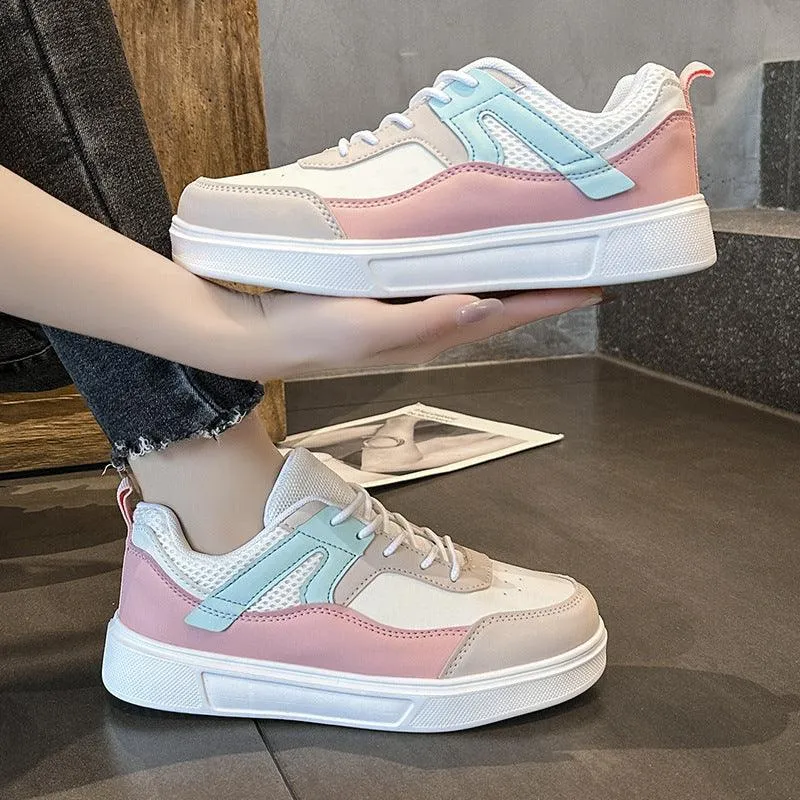 Women's Spring And Summer Low-Top Mesh Versatile Youth Sneaker