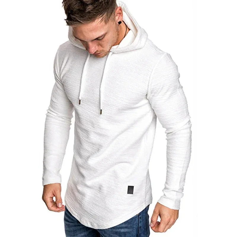 Men's Hoodie Sweatshirt Casual Long Sleeve Slim Top