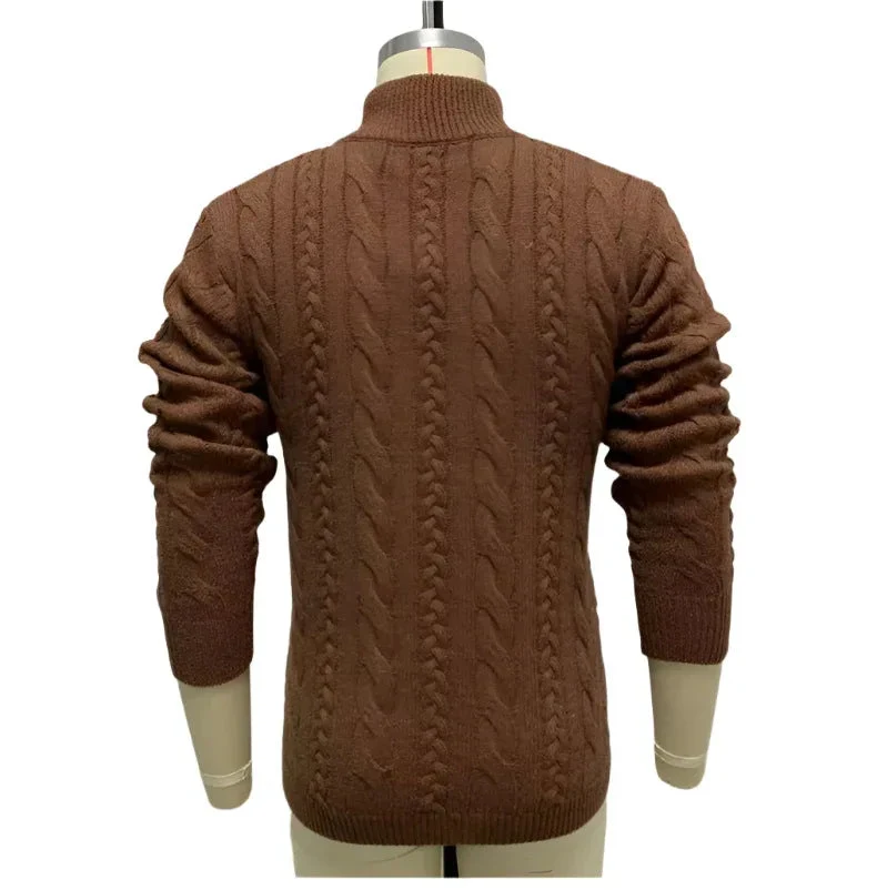 Long Sleeve Double Breasted Cardigan Sweater