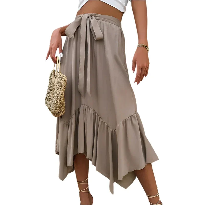Women's Irregular Ruffle Skirt