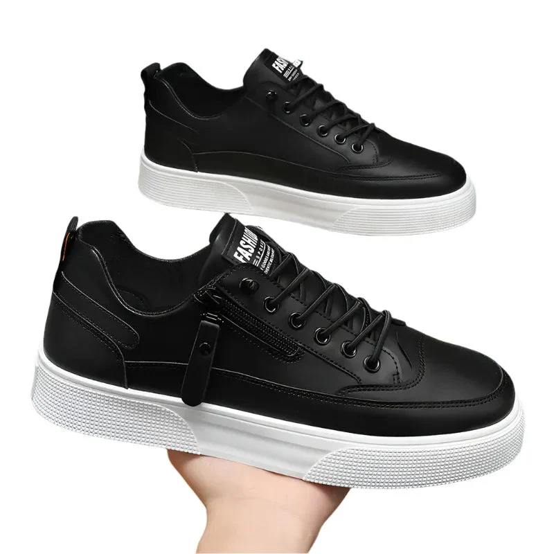Men's Casual Sneakers All-Matching Lace-Up Board Shoes