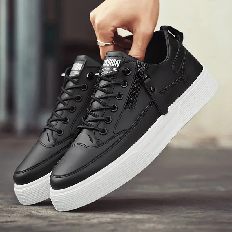 Men's Casual Sneakers All-Matching Lace-Up Board Shoes