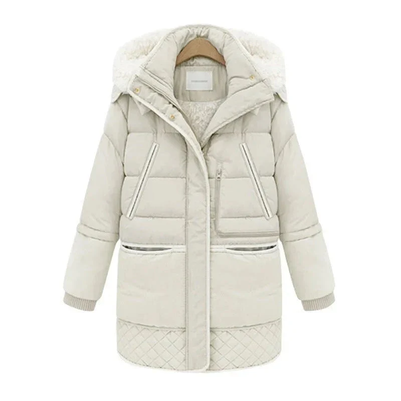 Women's Ladies Chic Lamb Wool Jacket