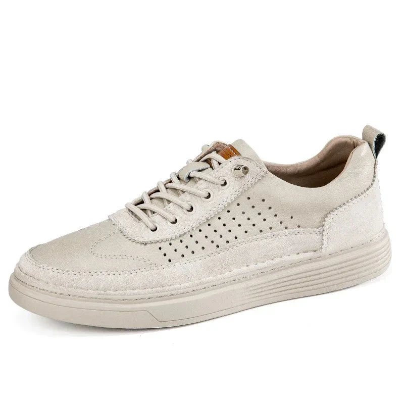 Summer Men's Thin Perforated Sneakers Sports Casual Shoes