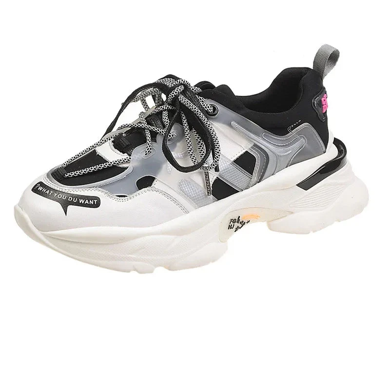 Thick Soled High Rise Summer Styles Sports Shoes For Women