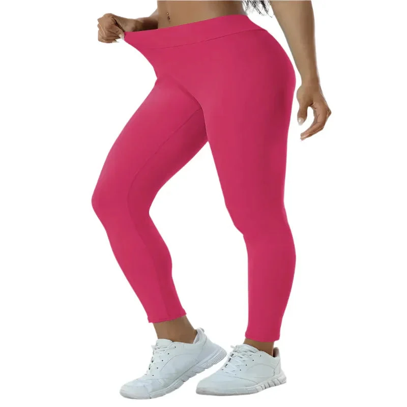 Women's Yoga Pants High Waist Lift High Elastic Tight Fitness Trousers Leggings