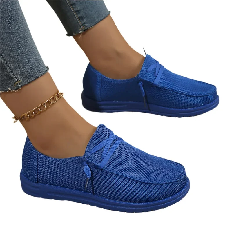 Women's Casual Shoes Lace Up Flat Slip-On Loafers