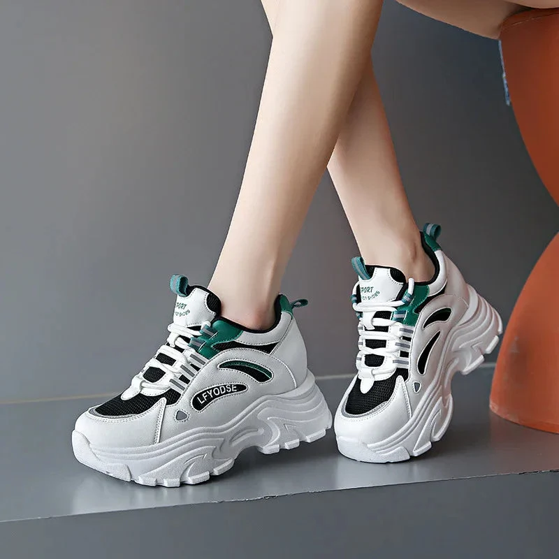Women's Platform Sneakers Fashion Sports Casual Shoes