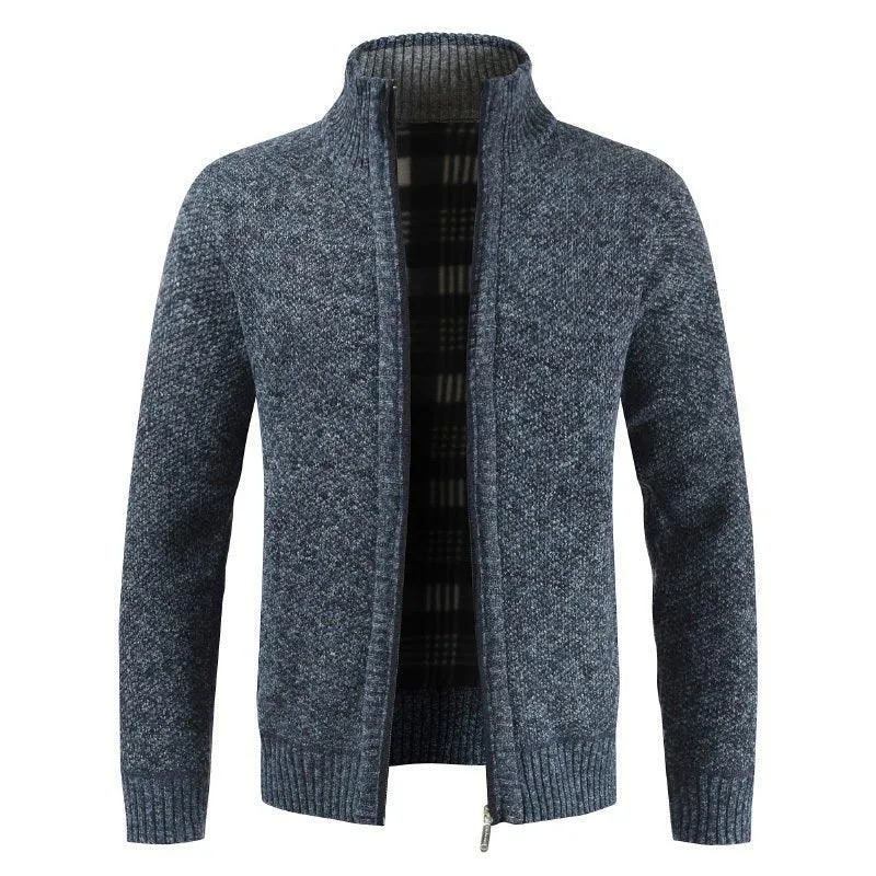 Men's Fleece Cardigan Sweater