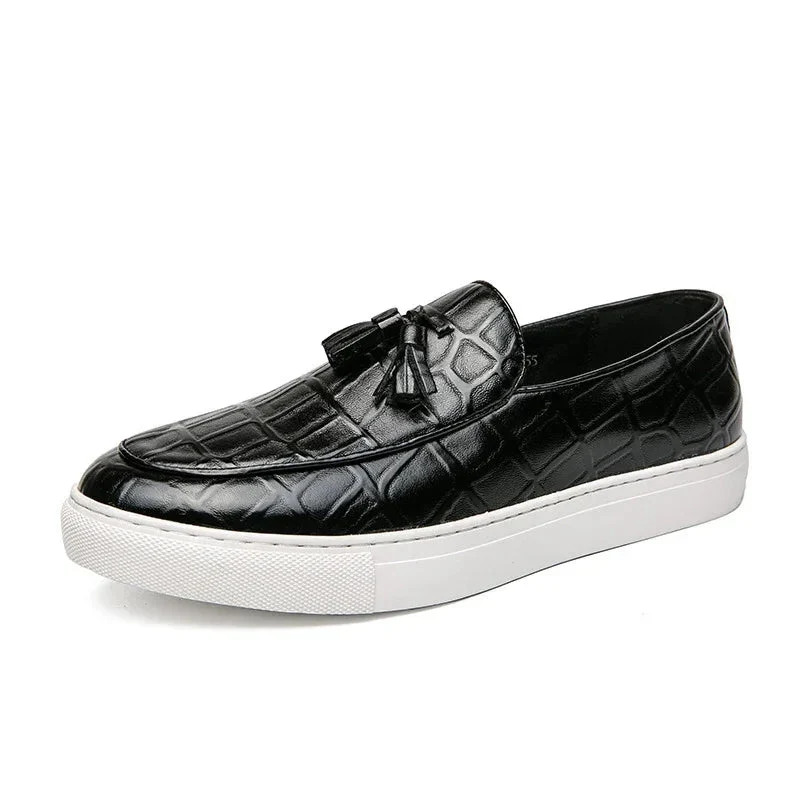 Men's Business Casual Sneakers Leather Shoes