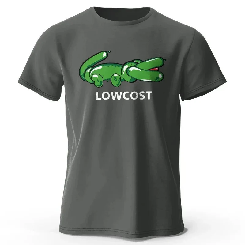 Men's Funny Lowcost Printed Text T-Shirt