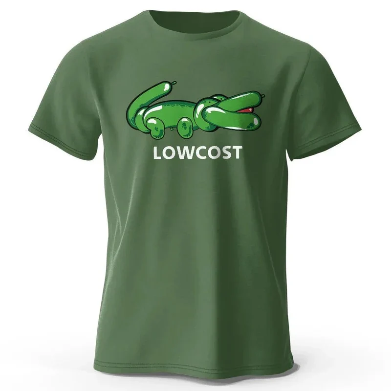 Men's Funny Lowcost Printed Text T-Shirt