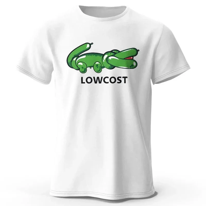 Men's Funny Lowcost Printed Text T-Shirt