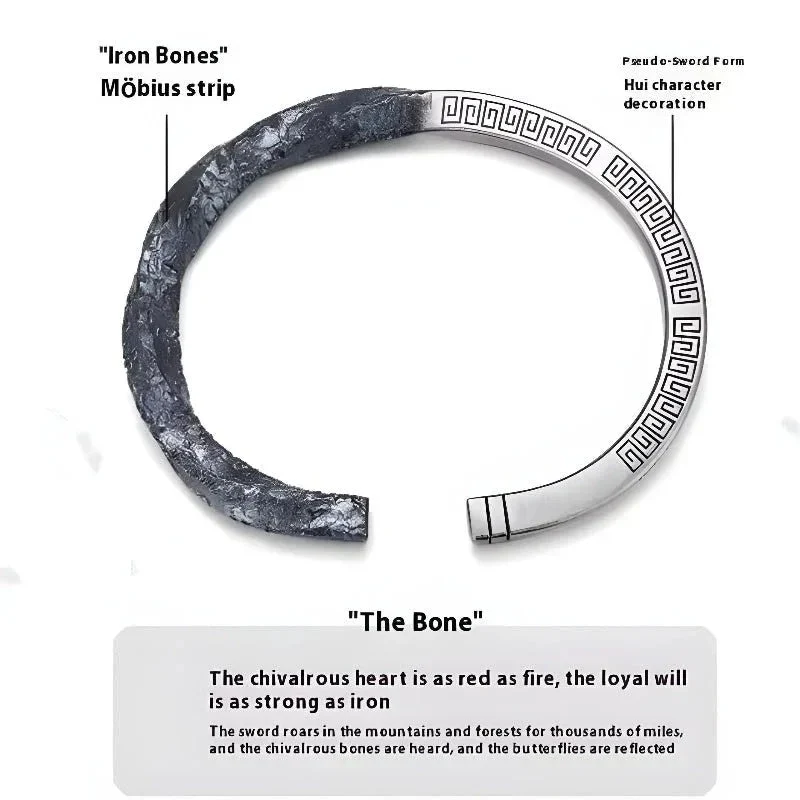 Men's Open Silver Bracelet