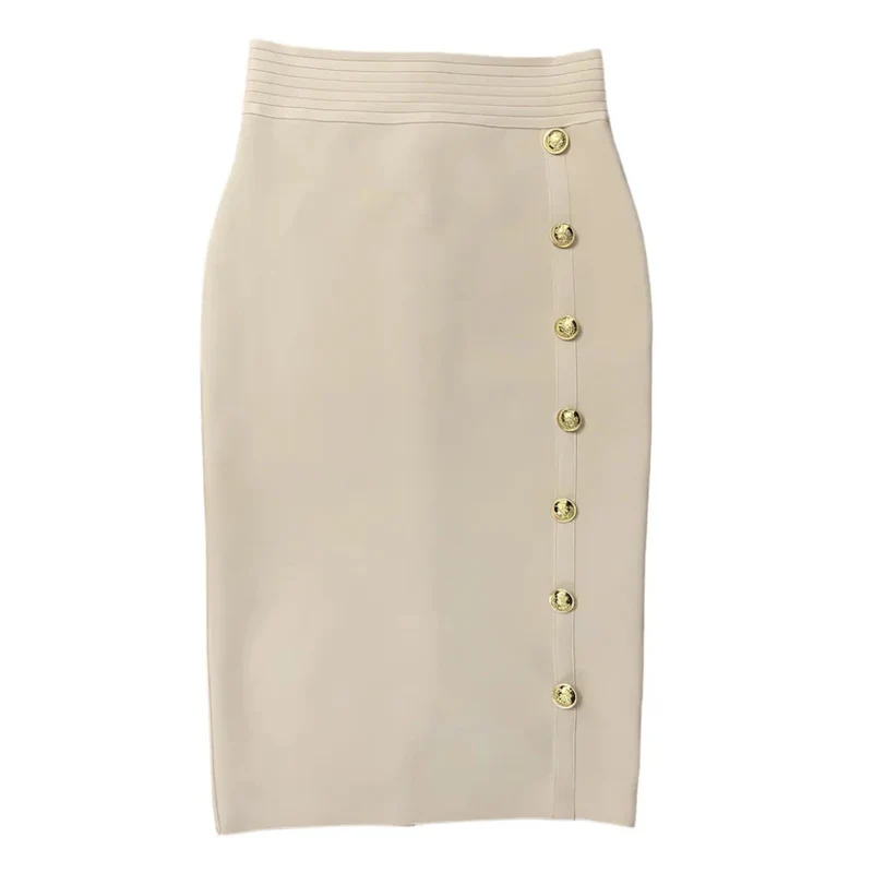 Slim Fit Bandage Temperament All-Match Hip Skirt