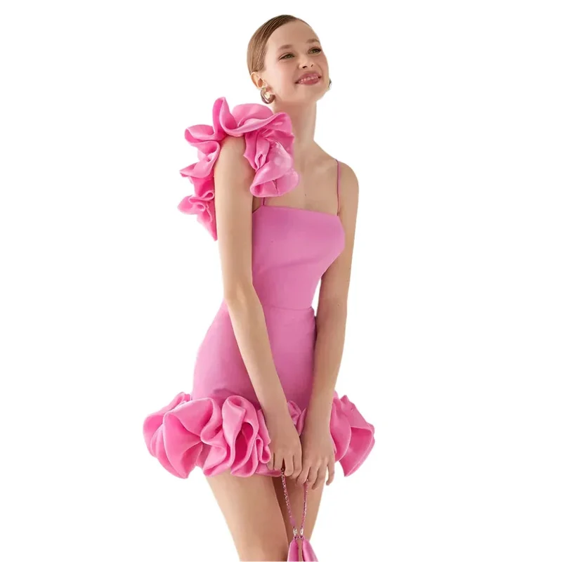 European And American Women's Clothing Pleated Dress