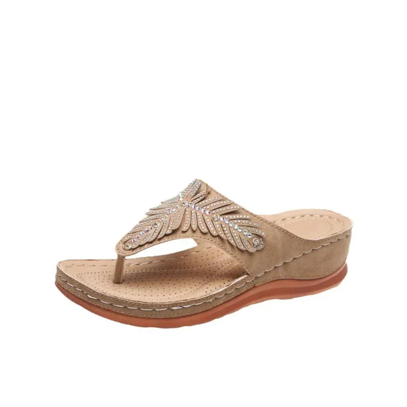 Women's Shoes Rhinestone Wedge Sandals
