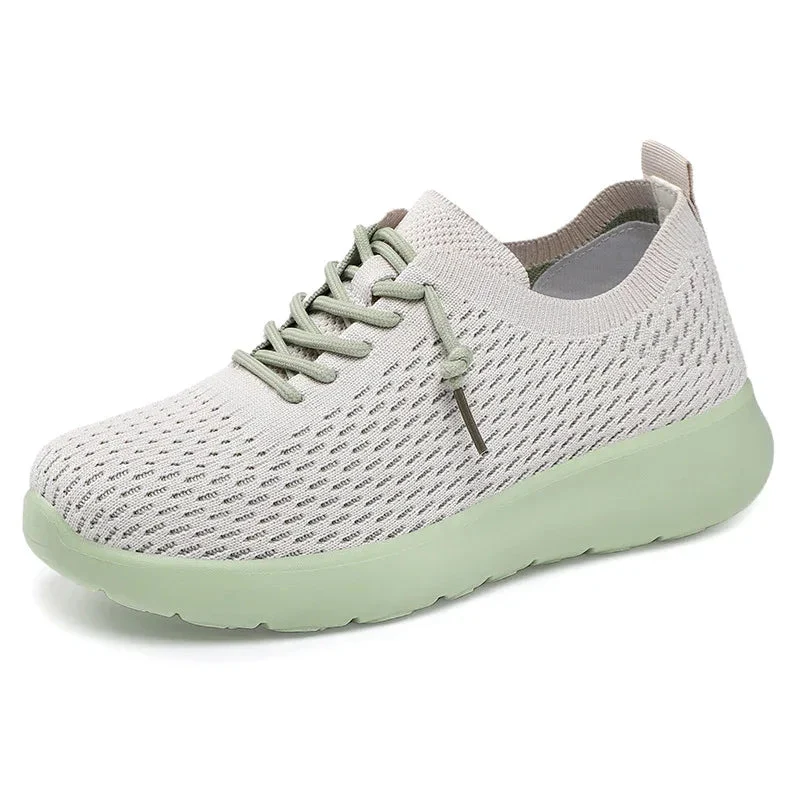 Women's Comfortable Shoes Breathable Thick Bottom Casual Sneakers