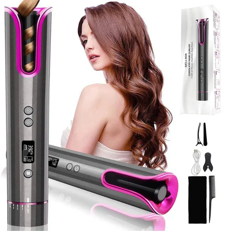 Automatic Wireless Ceramic Hair Curler Curling Iron