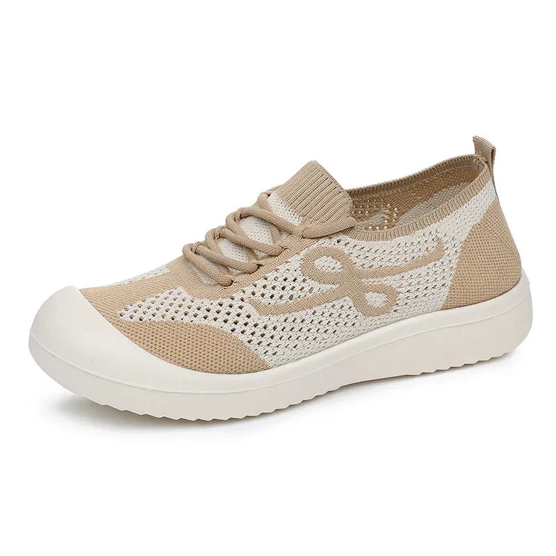Female Retro Sneakers Platform Comfortable Soft Bottom Sports Shoes For Women