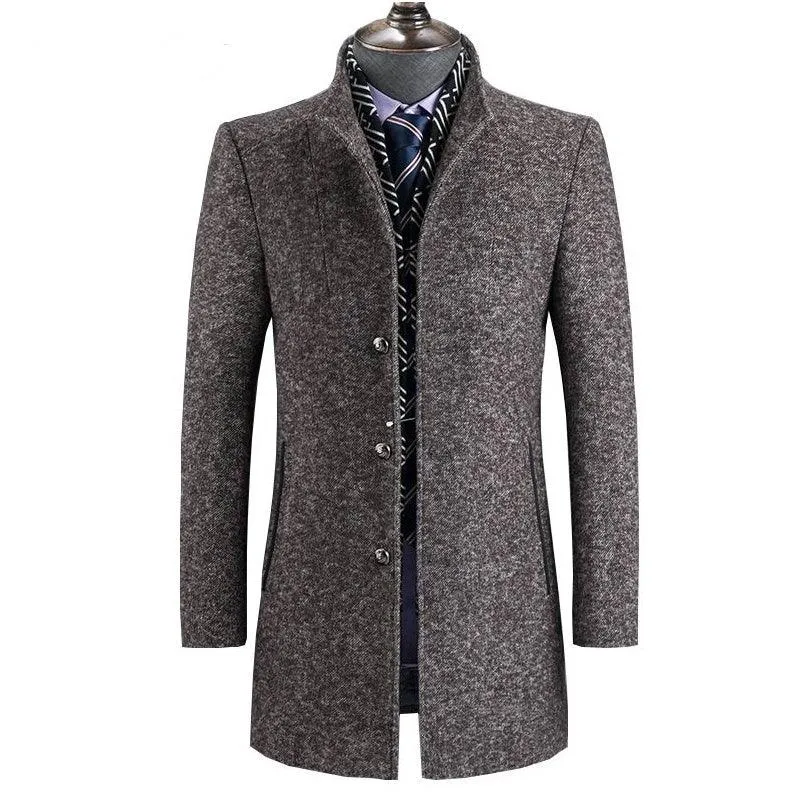 Men's Wool Winter Windproof Coat