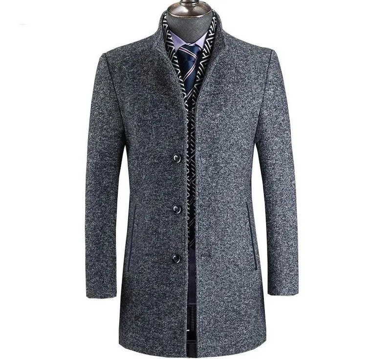 Men's Wool Winter Windproof Coat