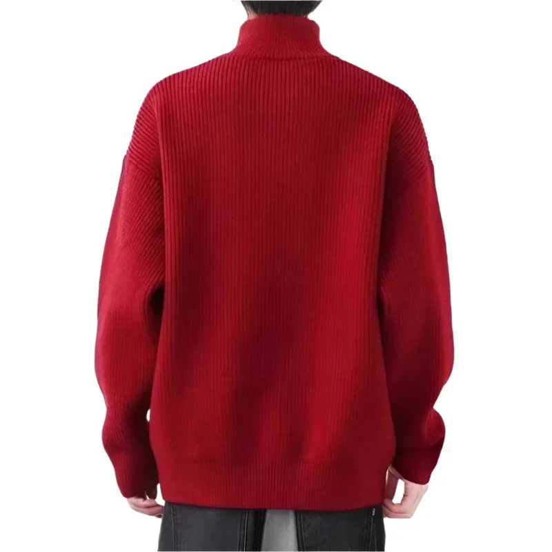 Turtleneck Autumn And Winter Sweater For Men
