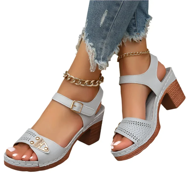 Women's Breathable Summer High Heels Sandals