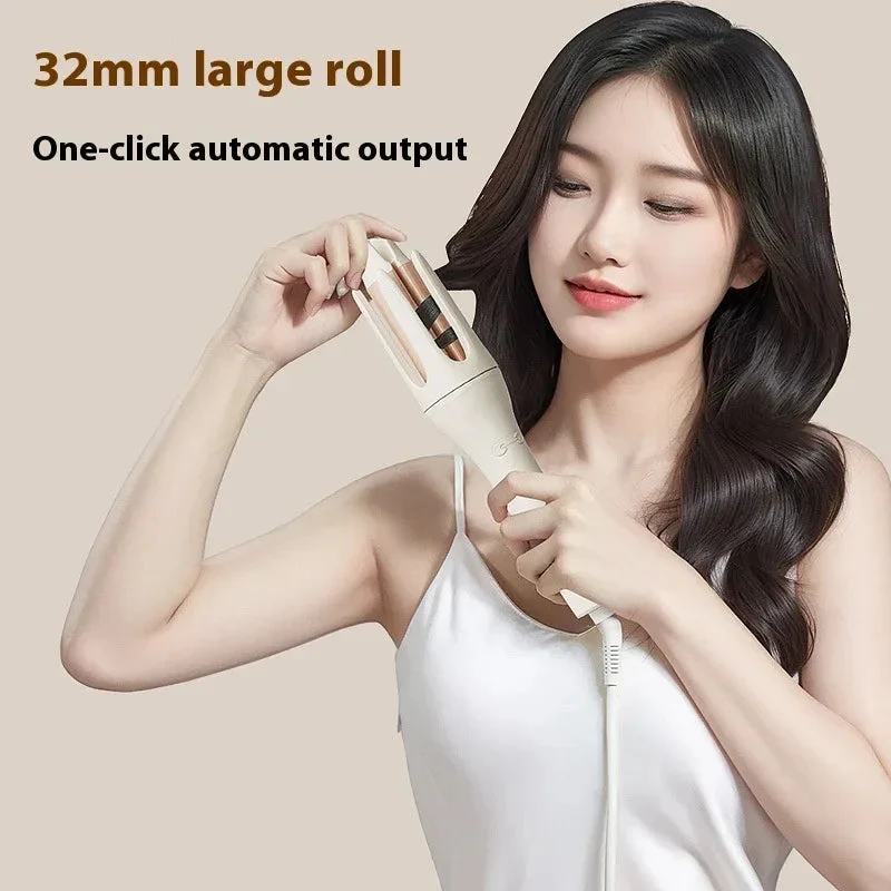 Big Wave Automatic Electric Rotating Hair Curler Curling Irons