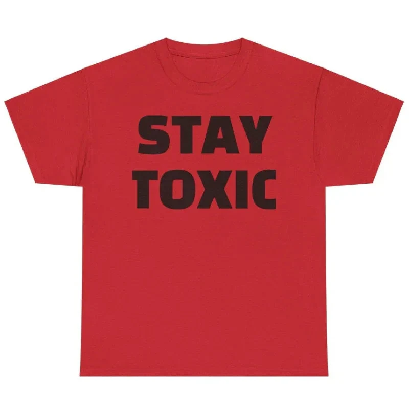 Unisex Stay Toxic Cotton T-Shirt