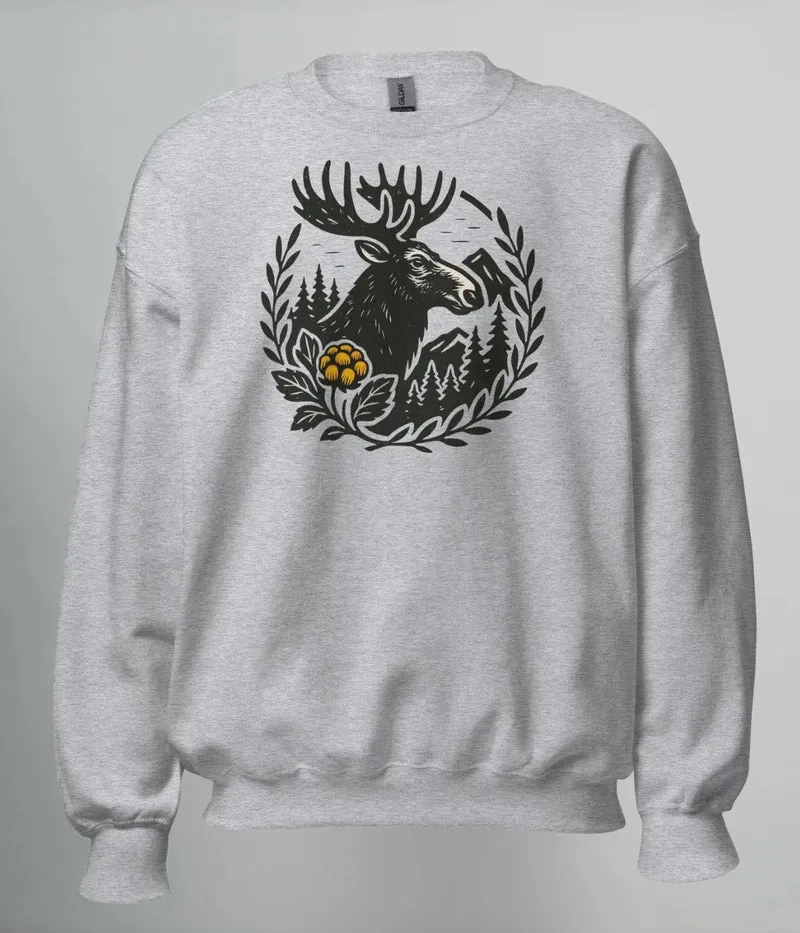 SWEATSHIRT NORRLANDS ÄLG & HJORTRON
