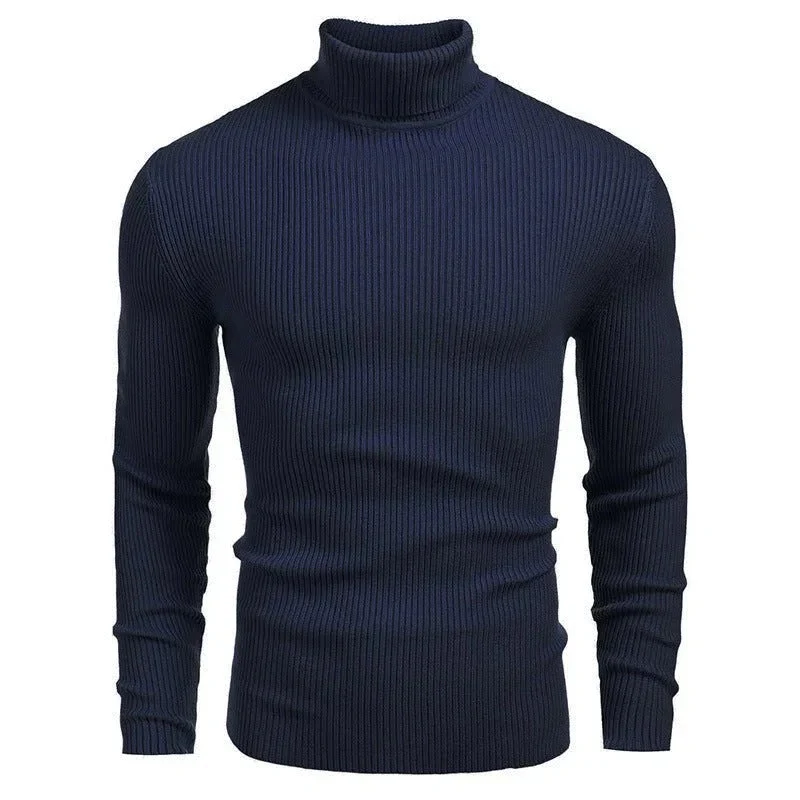 Men's Slim-Fit Turtleneck Long-Sleeved Sweater
