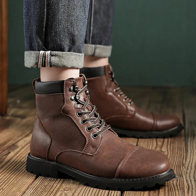 Men's Fall Winter British Style Boots